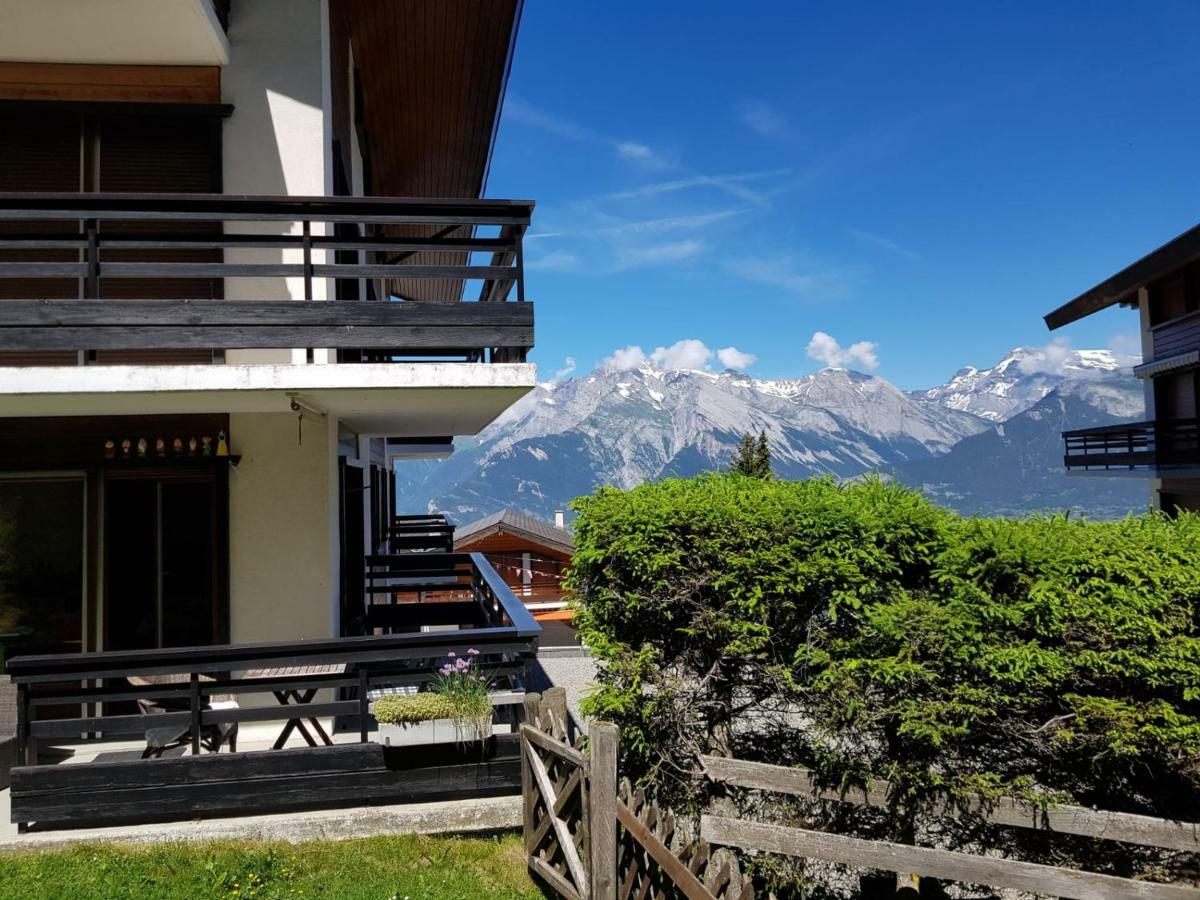 Cosy Centered With Garden And View In Veysonnaz Apartment Exterior photo